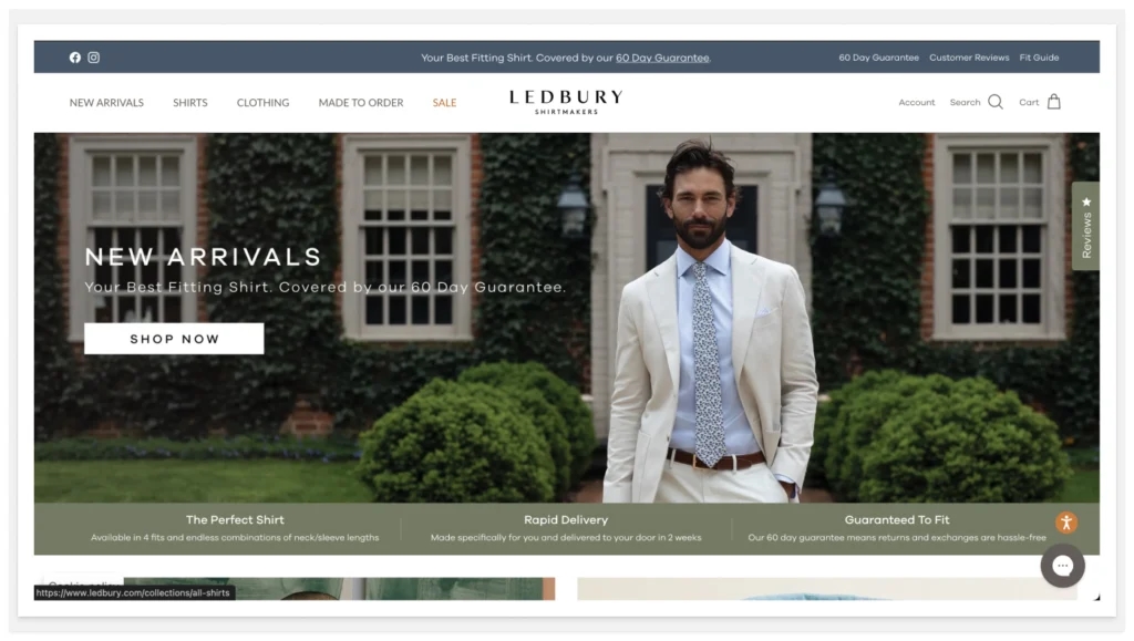 Ledbury's website
