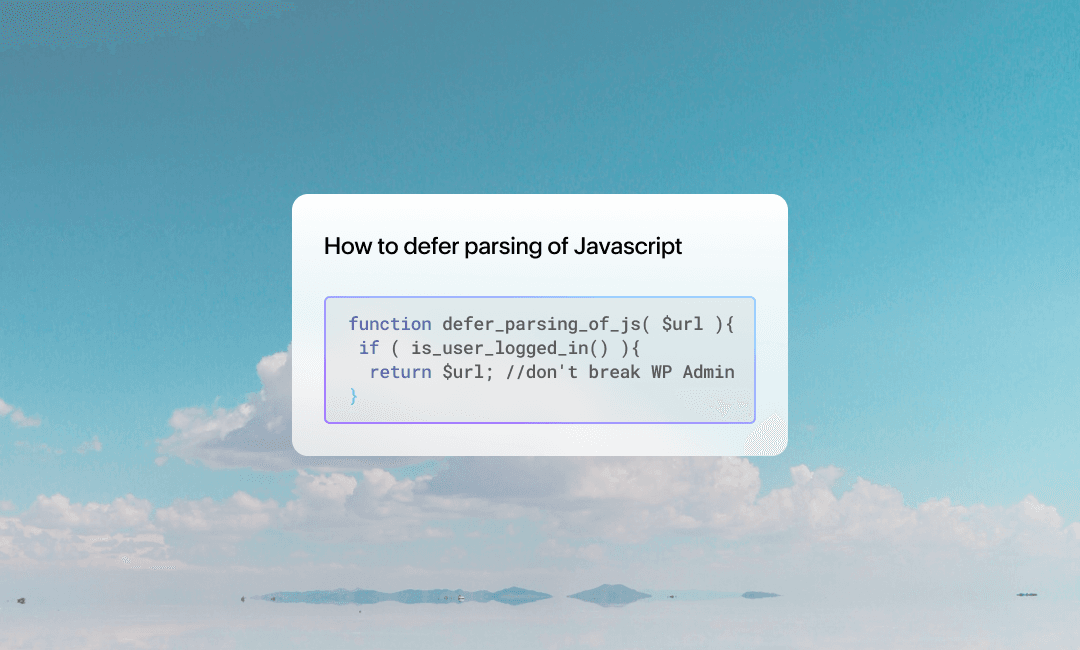 defer parsing javascript