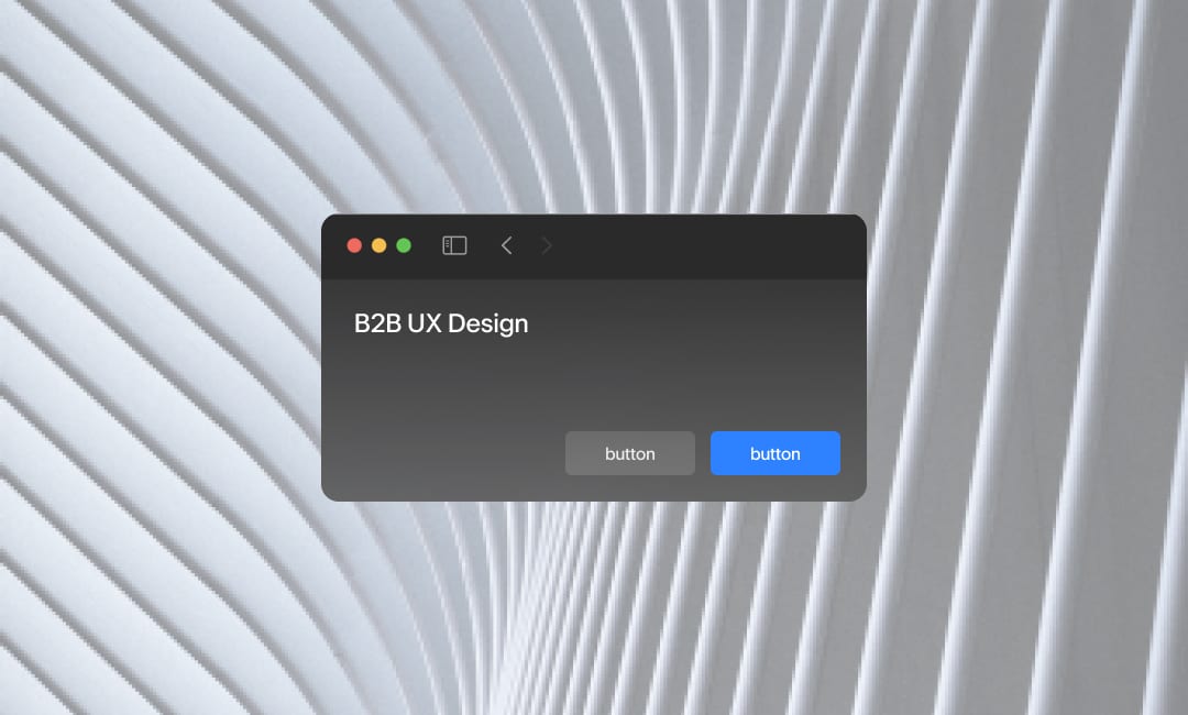 b2b ux design