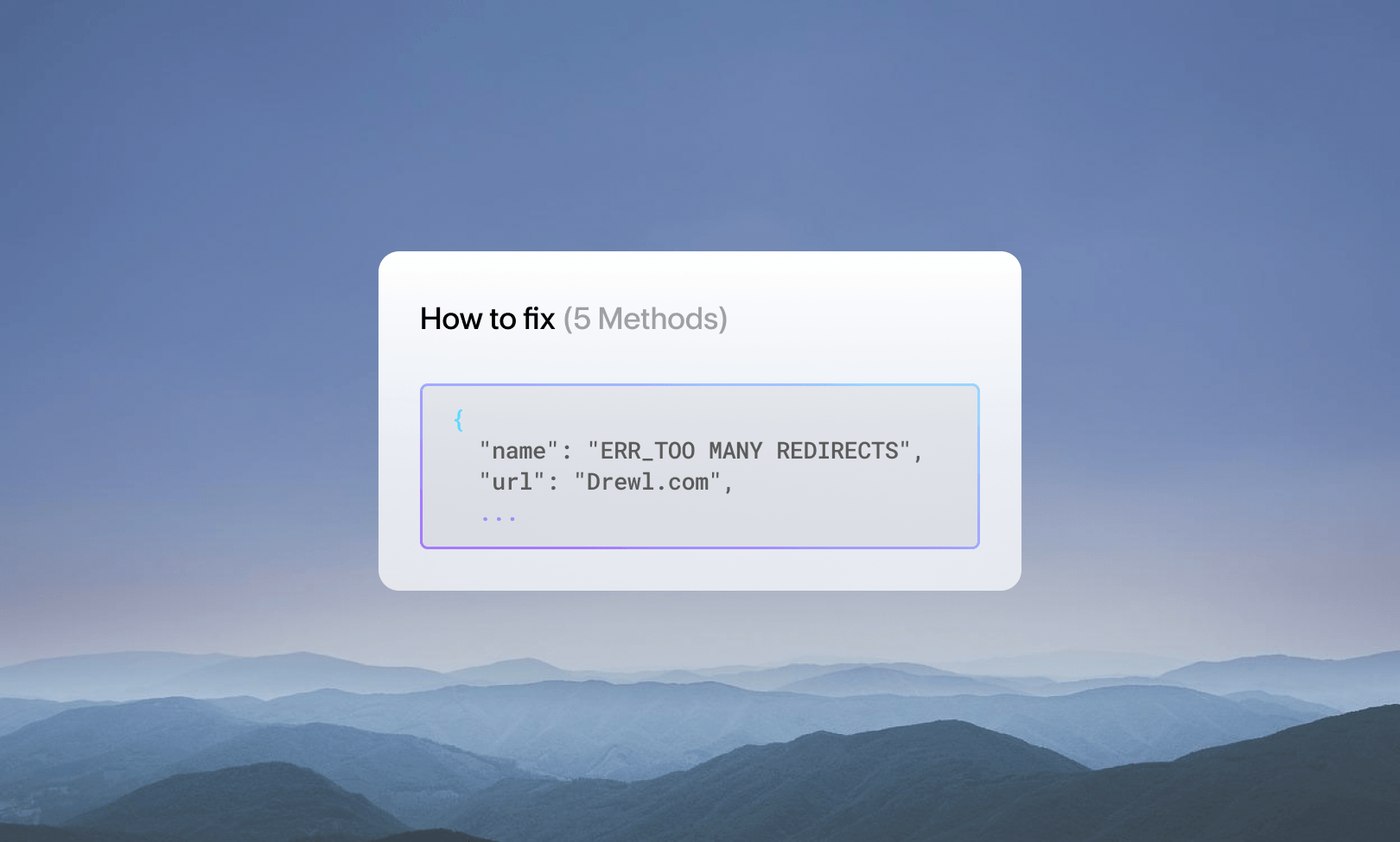 How to fix ERR_TOO MANY REDIRECTS (5 Methods) How to fix ERR_TOO MANY REDIRECTS (5 Methods)